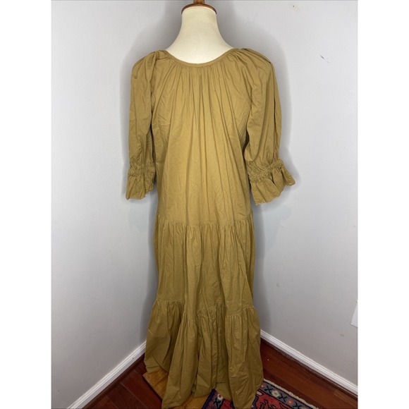 Daughters of‎ India Sahana Maxi Dress in Earthly Brown Medium M - Picture 4 of 10